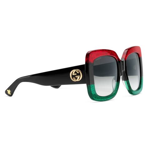 occhiali da sole gucci donna|occhiali Gucci sole quadrati.